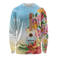 National Ukulele Day Long Sleeve Shirt Tropical Vibe LT05 Unisex Colorful - Polynesian Pride