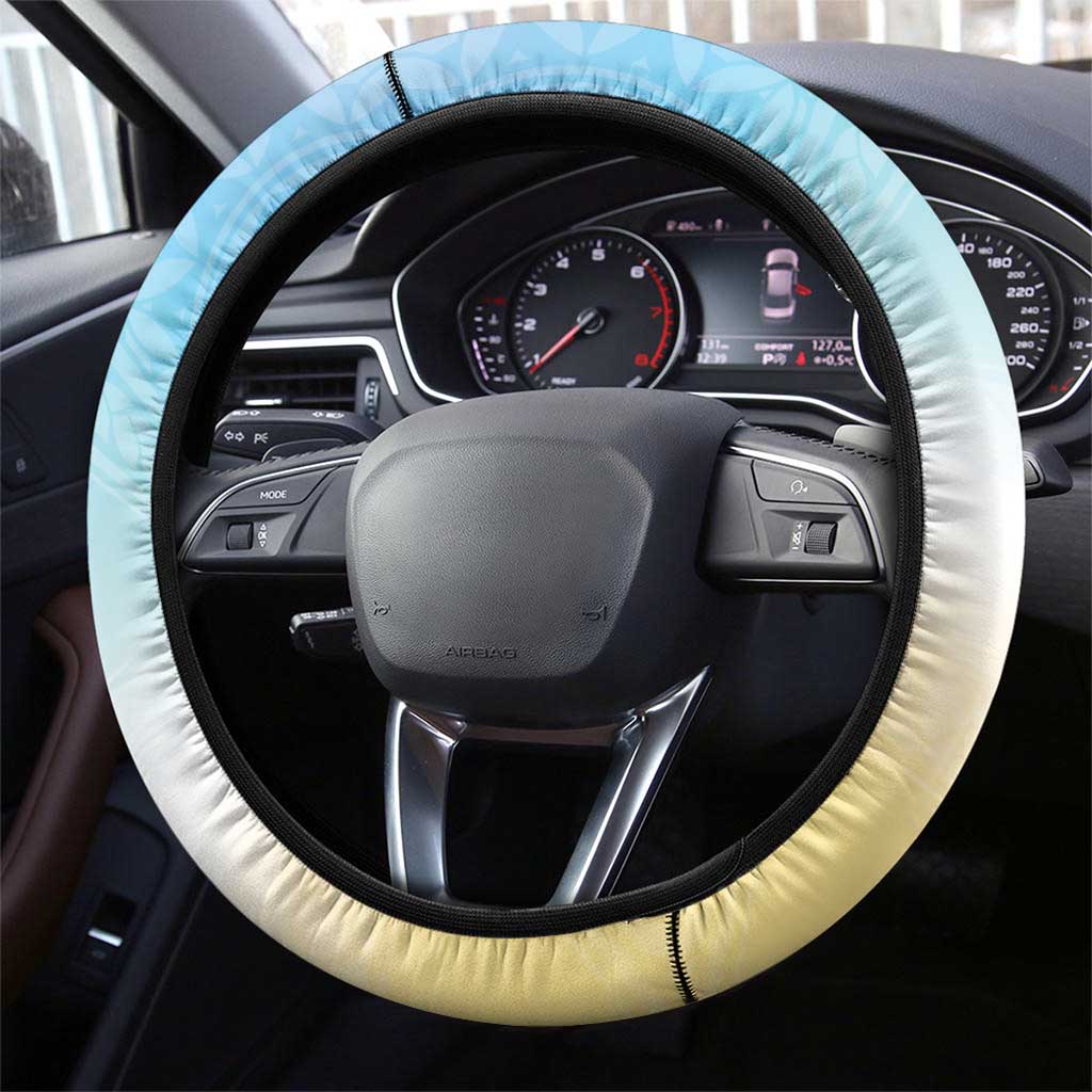 National Ukulele Day Steering Wheel Cover Tropical Vibe LT05 - Polynesian Pride