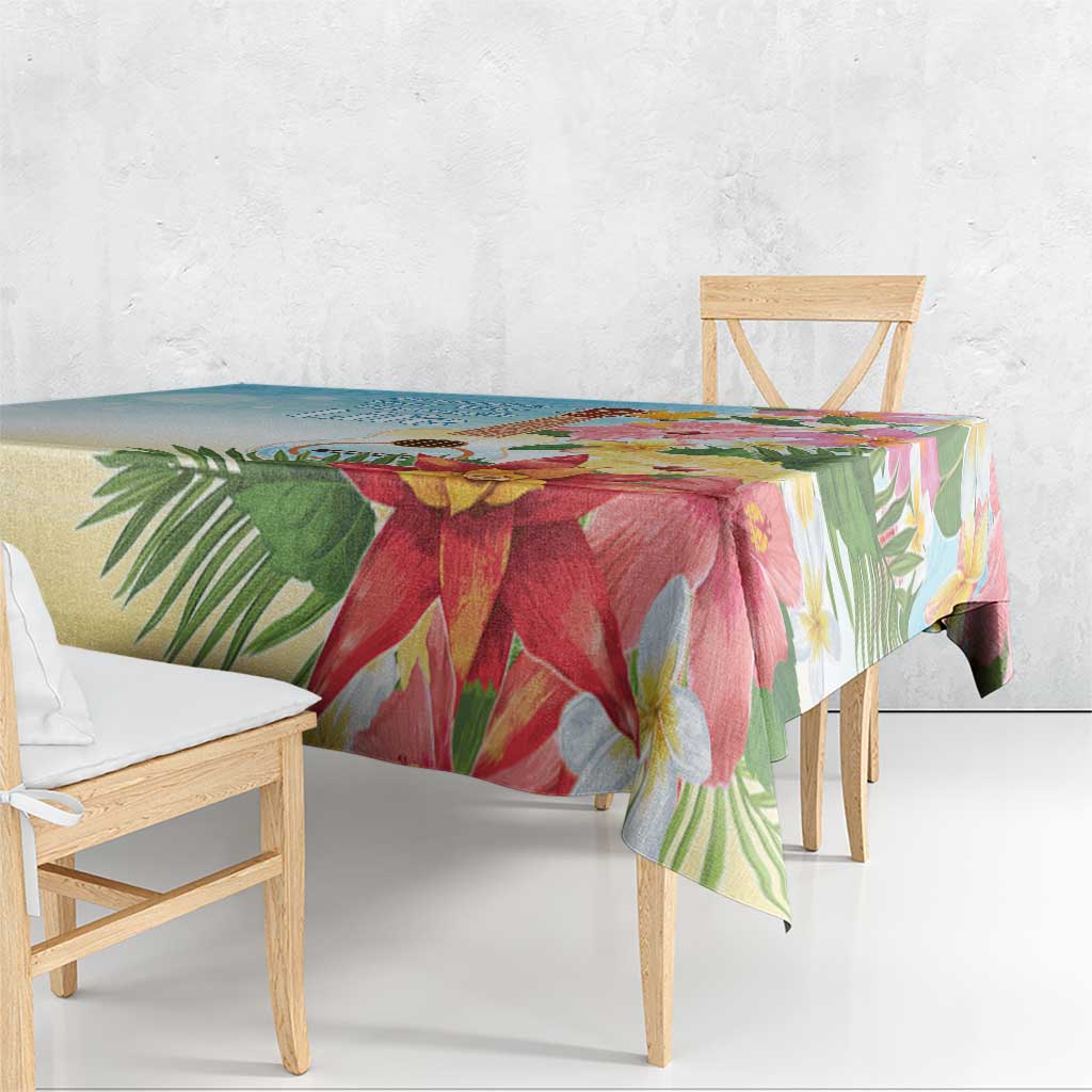 National Ukulele Day Tablecloth Tropical Vibe LT05 - Polynesian Pride