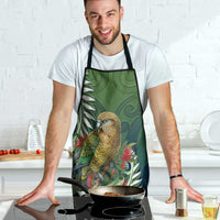New Zealand Kea Bird Apron With Maori Koru Fern LT05 - Polynesian Pride