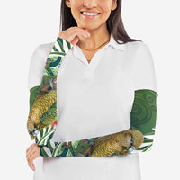 New Zealand Kea Bird Arm Sleeves With Maori Koru Fern LT05 - Polynesian Pride