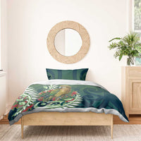 New Zealand Kea Bird Bedding Set With Maori Koru Fern LT05 - Polynesian Pride