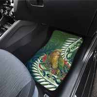New Zealand Kea Bird Car Mats With Maori Koru Fern LT05 - Polynesian Pride