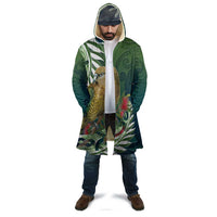 New Zealand Kea Bird Cloak With Maori Koru Fern - Polynesian Pride