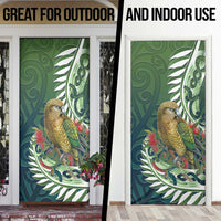 New Zealand Kea Bird Door Cover With Maori Koru Fern LT05 - Polynesian Pride
