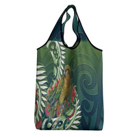 New Zealand Kea Bird Grocery Bag With Maori Koru Fern - Polynesian Pride