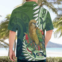 New Zealand Kea Bird Hawaiian Shirt With Maori Koru Fern LT05 - Polynesian Pride