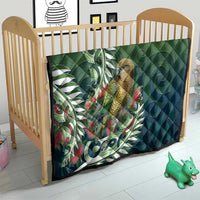 New Zealand Kea Bird Quilt With Maori Koru Fern - Polynesian Pride