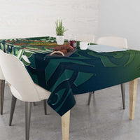New Zealand Kea Bird Tablecloth With Maori Koru Fern LT05 - Polynesian Pride