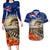 New Zealand ANZAC Day Couples Matching Long Sleeve Bodycon Dress and Hawaiian Shirt The Lonesome Pine With Soldier Fern LT05 Blue - Polynesian Pride