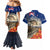 New Zealand ANZAC Day Couples Matching Mermaid Dress and Hawaiian Shirt The Lonesome Pine With Soldier Fern LT05 - Polynesian Pride