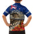 New Zealand ANZAC Day Family Matching Long Sleeve Bodycon Dress and Hawaiian Shirt The Lonesome Pine With Soldier Fern LT05 - Polynesian Pride