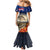 New Zealand ANZAC Day Family Matching Mermaid Dress and Hawaiian Shirt The Lonesome Pine With Soldier Fern LT05 - Polynesian Pride