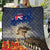 New Zealand ANZAC Day Quilt The Lonesome Pine With Soldier Fern LT05 Blue - Polynesian Pride