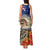 New Zealand ANZAC Day Tank Maxi Dress The Lonesome Pine With Soldier Fern LT05 - Polynesian Pride