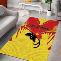 Papua New Guinea Rugby Area Rug Kumuls Heritage