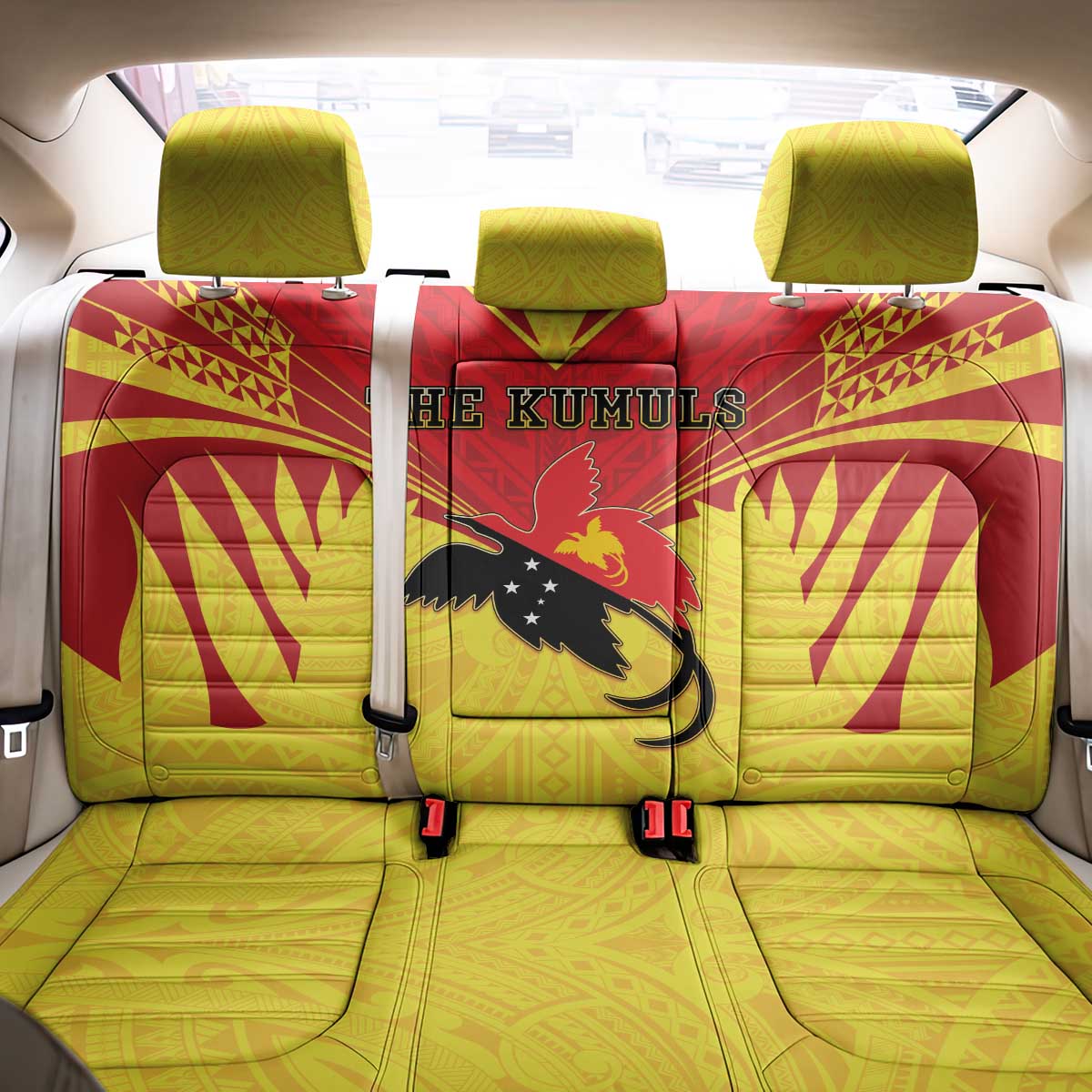 Papua New Guinea Rugby Back Car Seat Cover Kumuls Heritage