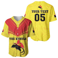 Papua New Guinea Rugby Custom Baseball Jersey Kumuls Heritage LT05 - Polynesian Pride