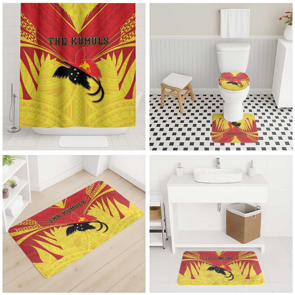 Papua New Guinea Rugby Bathroom Set Kumuls Heritage LT05 - Polynesian Pride