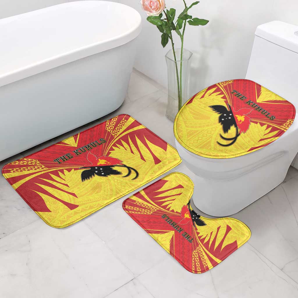 Papua New Guinea Rugby Bathroom Set Kumuls Heritage LT05 - Polynesian Pride