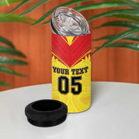 Papua New Guinea Rugby Custom 4 in 1 Can Cooler Tumbler Kumuls Heritage LT05 - Polynesian Pride