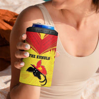 Papua New Guinea Rugby Custom 4 in 1 Can Cooler Tumbler Kumuls Heritage LT05 - Polynesian Pride