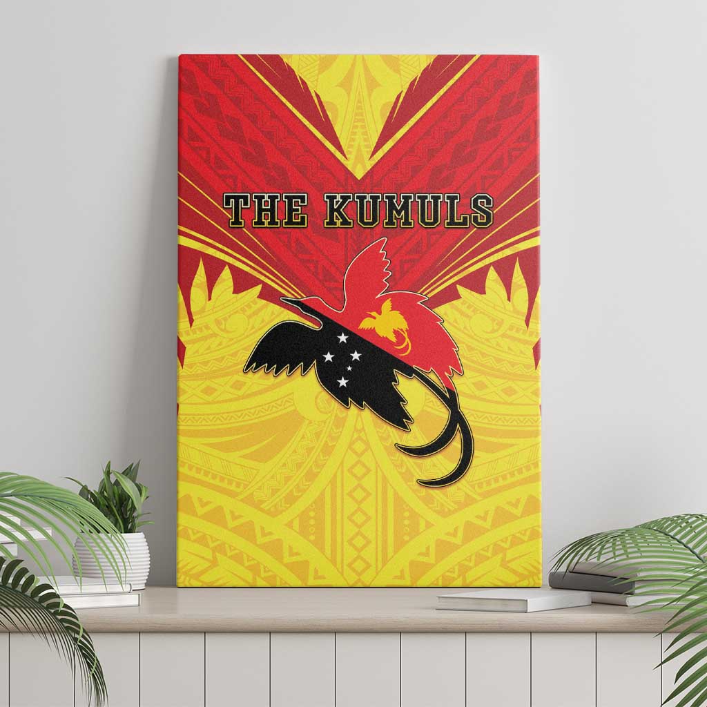 Papua New Guinea Rugby Canvas Wall Art Kumuls Heritage LT05 - Polynesian Pride