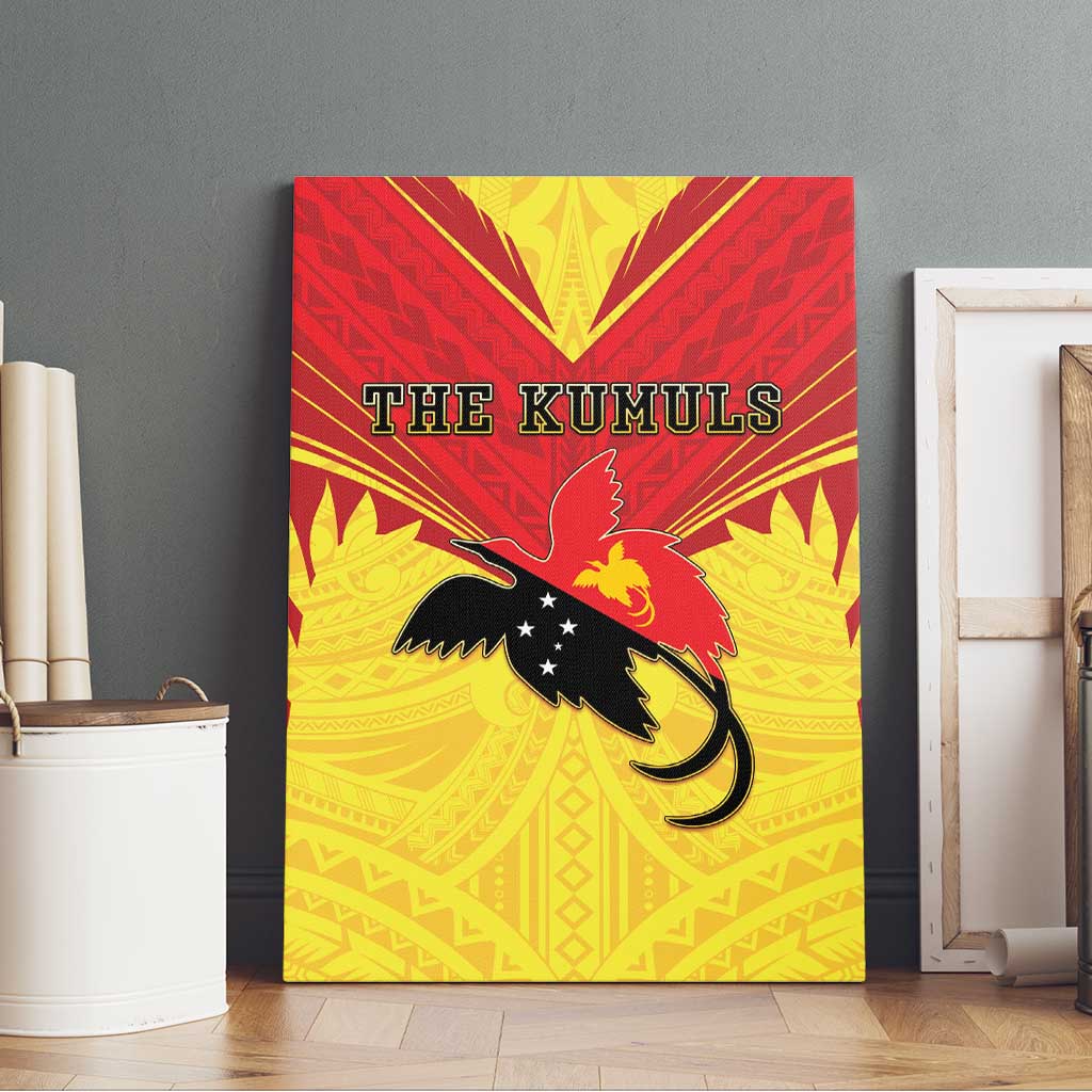 Papua New Guinea Rugby Canvas Wall Art Kumuls Heritage LT05 - Polynesian Pride