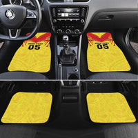 Papua New Guinea Rugby Custom Car Mats Kumuls Heritage LT05 Set 4pcs Yellow - Polynesian Pride