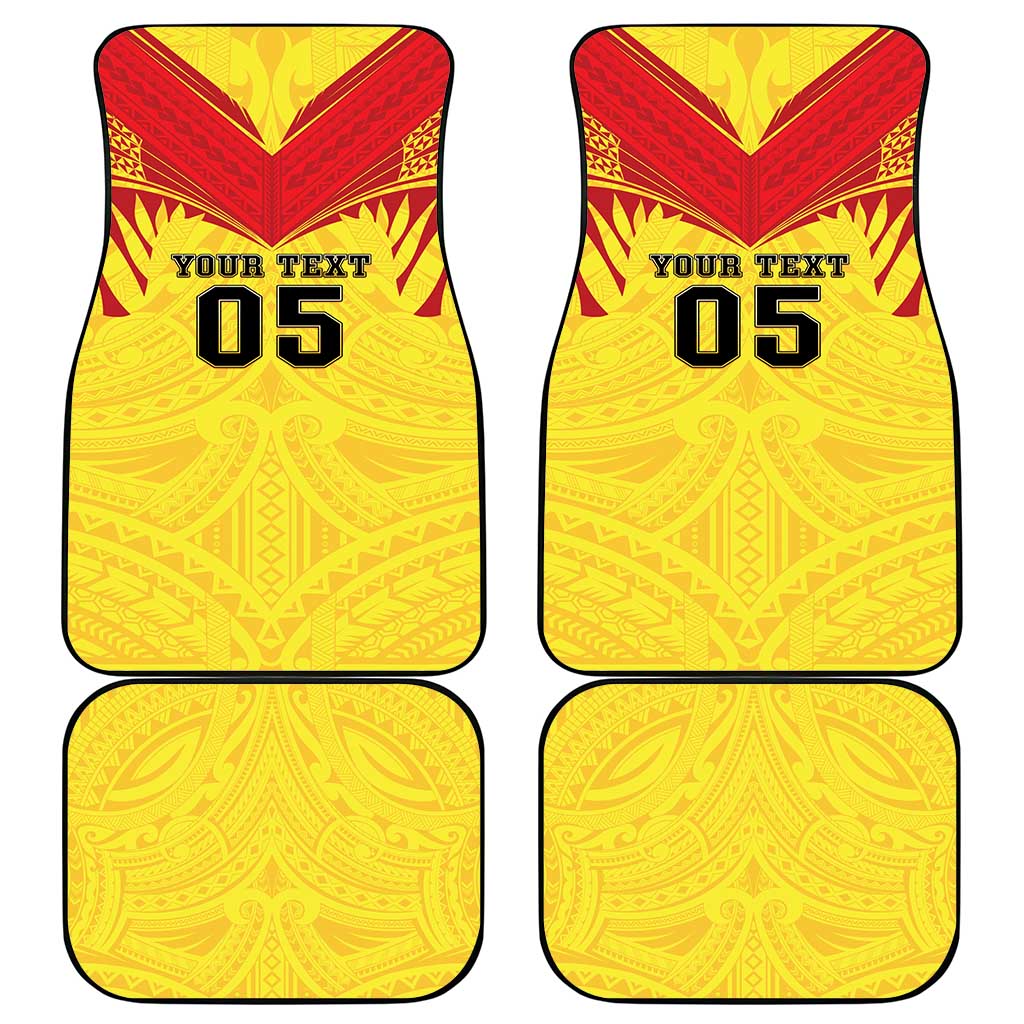 Papua New Guinea Rugby Custom Car Mats Kumuls Heritage LT05 - Polynesian Pride