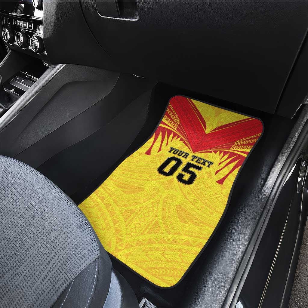 Papua New Guinea Rugby Custom Car Mats Kumuls Heritage LT05 - Polynesian Pride