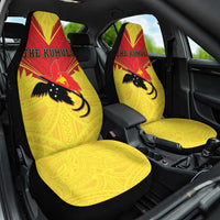 Papua New Guinea Rugby Car Seat Cover Kumuls Heritage LT05 One Size Yellow - Polynesian Pride