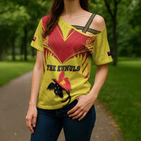 Papua New Guinea Rugby Custom Cross Shoulder Shirt Kumuls Heritage LT05 - Polynesian Pride