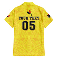 Papua New Guinea Rugby Custom Family Matching Summer Maxi Dress and Hawaiian Shirt Kumuls Heritage