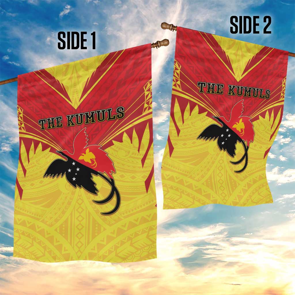 Papua New Guinea Rugby Garden Flag Kumuls Heritage LT05 - Polynesian Pride