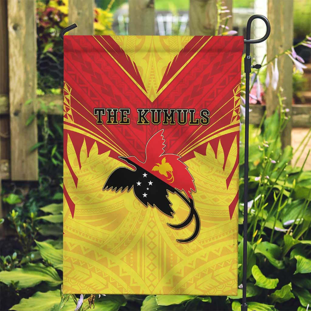 Papua New Guinea Rugby Garden Flag Kumuls Heritage LT05 Garden Flag Yellow - Polynesian Pride