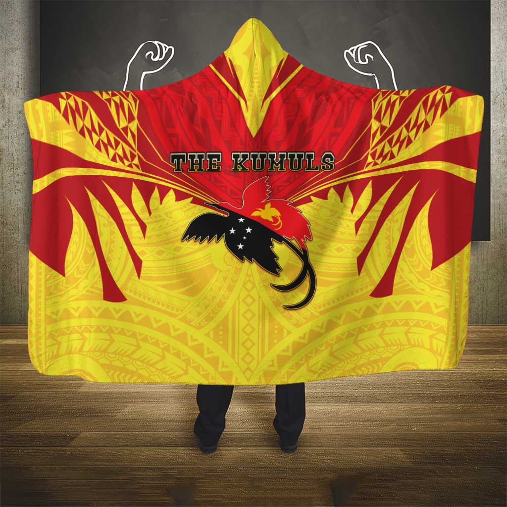 Papua New Guinea Rugby Hooded Blanket Kumuls Heritage LT05 - Polynesian Pride