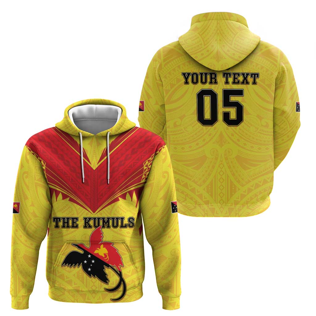 Papua New Guinea Rugby Custom Hoodie Kumuls Heritage LT05 - Polynesian Pride