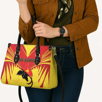 Papua New Guinea Rugby Leather Bag Kumuls Heritage LT05 - Polynesian Pride