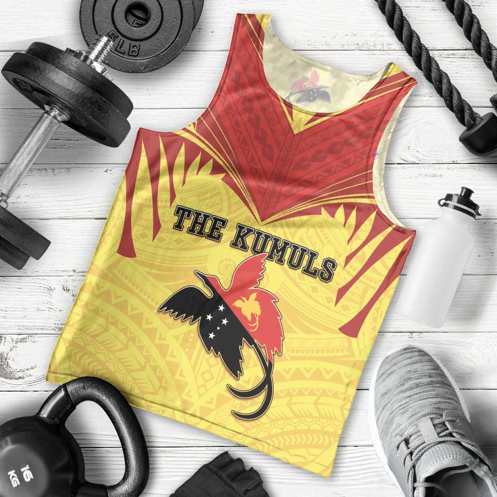 Papua New Guinea Rugby Custom Men Tank Top Kumuls Heritage LT05 - Polynesian Pride