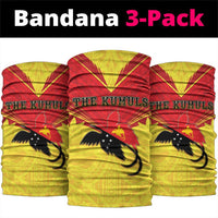 Papua New Guinea Rugby Neck Gaiter Kumuls Heritage LT05 package One Size: 25*50cm Yellow - Polynesian Pride