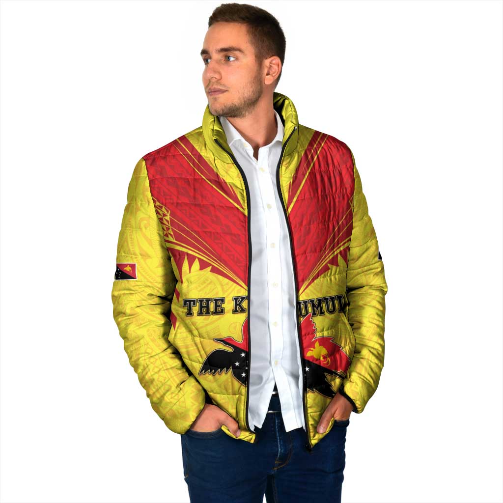 Papua New Guinea Rugby Custom Padded Jacket Kumuls Heritage LT05 - Polynesian Pride
