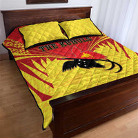 Papua New Guinea Rugby Quilt Bed Set Kumuls Heritage LT05 - Polynesian Pride