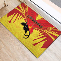 Papua New Guinea Rugby Rubber Doormat Kumuls Heritage LT05 - Polynesian Pride