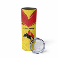 Papua New Guinea Rugby Custom Skinny Tumbler Kumuls Heritage