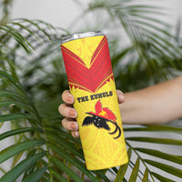 Papua New Guinea Rugby Custom Skinny Tumbler Kumuls Heritage