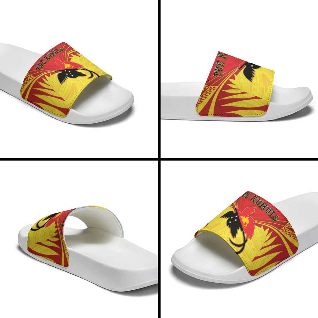 Papua New Guinea Rugby Slide Sandals Kumuls Heritage LT05 - Polynesian Pride