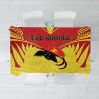 Papua New Guinea Rugby Tablecloth Kumuls Heritage LT05 Yellow - Polynesian Pride