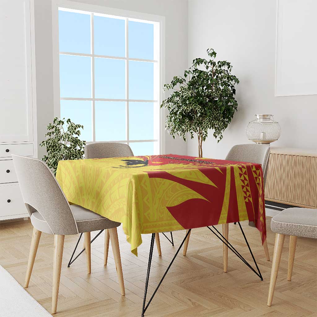 Papua New Guinea Rugby Tablecloth Kumuls Heritage LT05 - Polynesian Pride