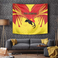 Papua New Guinea Rugby Tapestry Kumuls Heritage LT05 Yellow - Polynesian Pride
